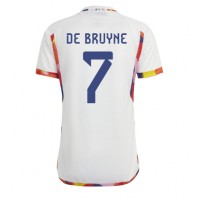 Maglie da calcio Belgio Kevin De Bruyne #7 Seconda Maglia Mondiali 2022 Manica Corta